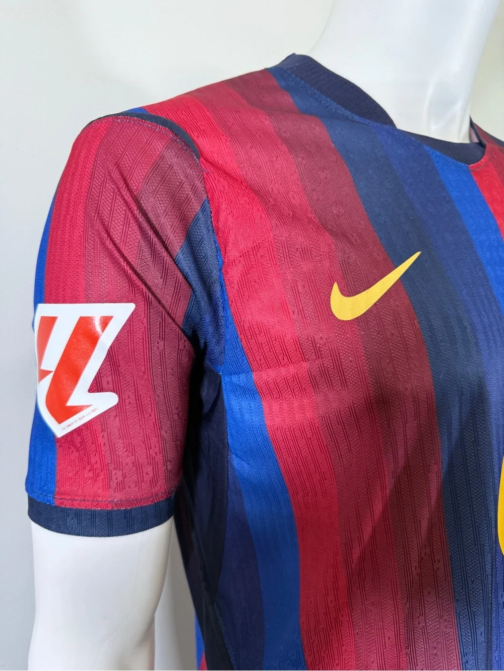 Nike Men's FC Barcelona Striped Jersey - Blue, Red & Yellow